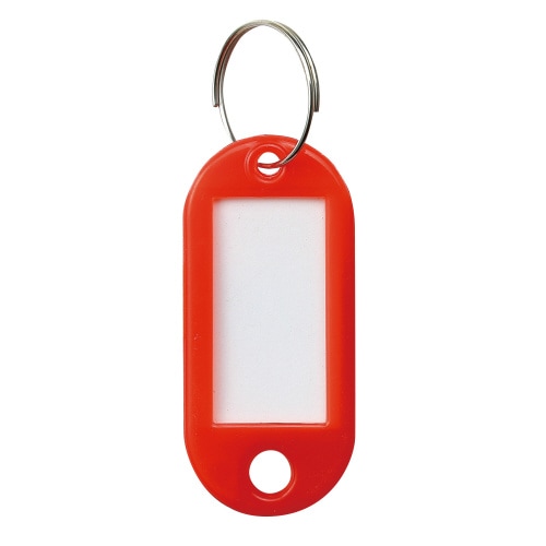 キーホルダー名札 5色30個入(片面表示タイプ)