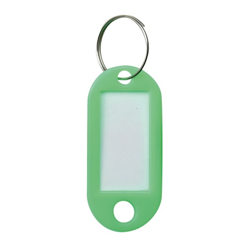 キーホルダー名札 5色30個入(片面表示タイプ)