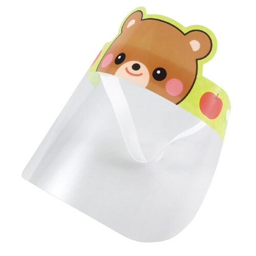かわいいどうぶつフェイスシールド(子供用)くま
