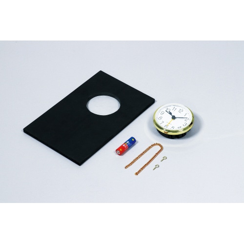 黒彫板 丸型時計かべかざり