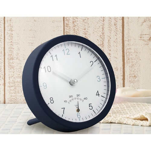 バスクロック温度計付