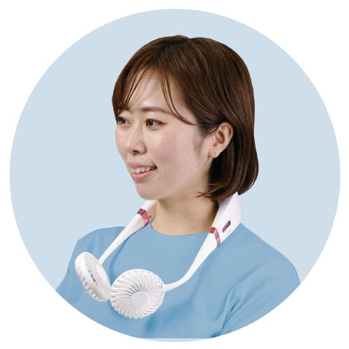 ペルチェ冷却式ネックファン 瞬冷