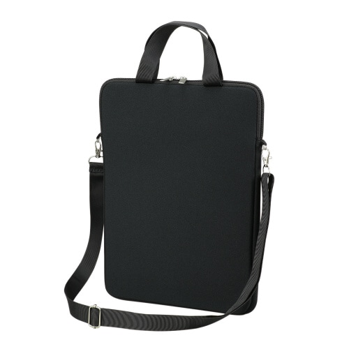 クッション付PCタブレットケース ショルダー付 黒