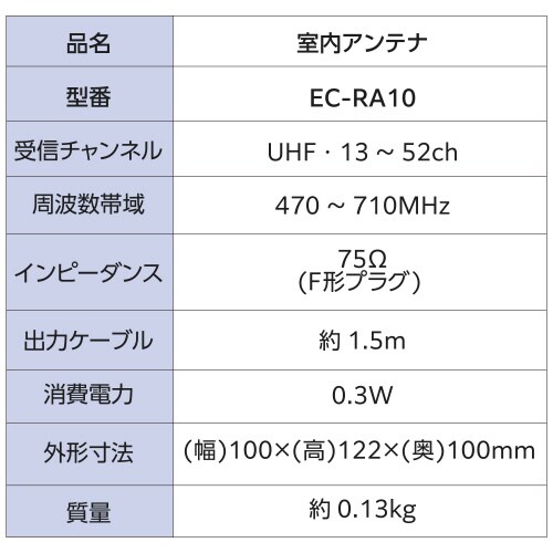 エレコムEC−RA10