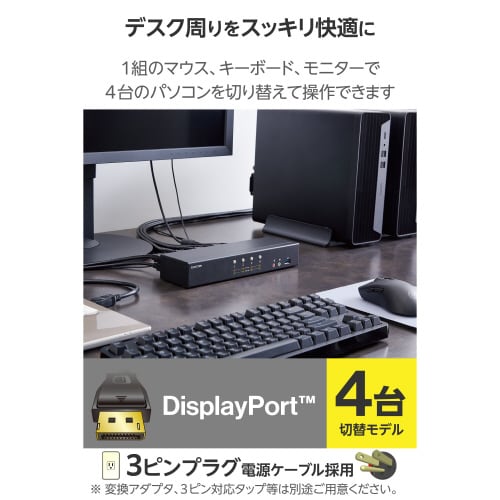 エレコムKVM−NDUS4