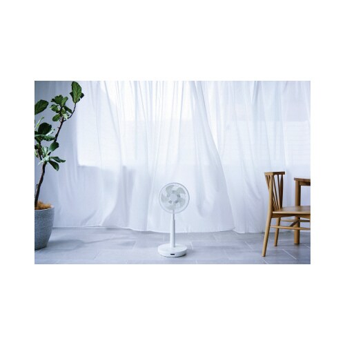 DC 3Dサーキュレーター扇風機 ホワイト