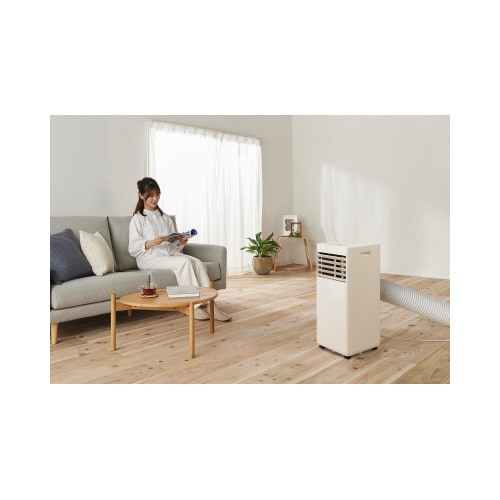 ポータブルクーラー アイボリー