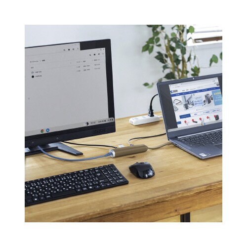 USB Type−Cモバイルドッキングステーション