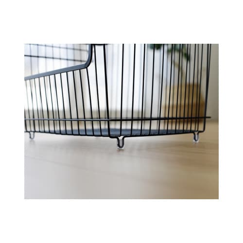 ワイヤーバスケットL BK 4個セット