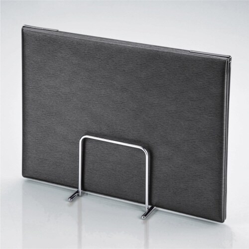 ステンレス製メニュースタンドシングルタイプ2台入