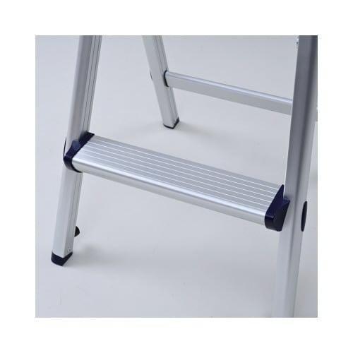 取っ手がついて開閉簡単 上枠付き踏み台3段