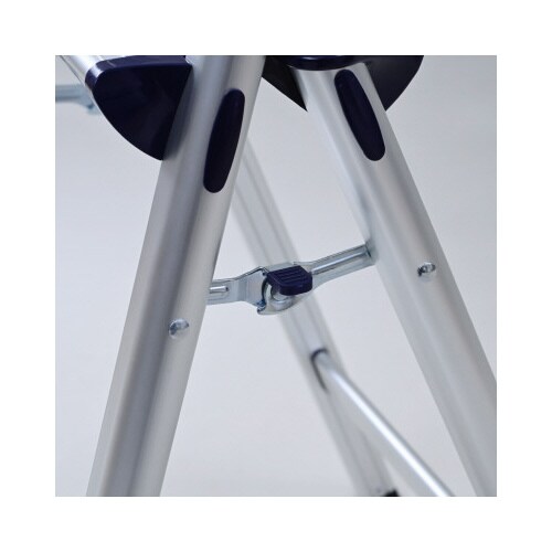 取っ手がついて開閉簡単 上枠付き踏み台3段