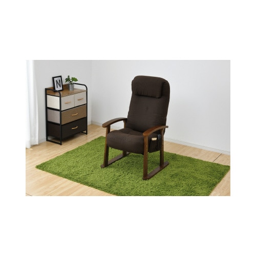 防幕付きレバー式高座椅子 BR