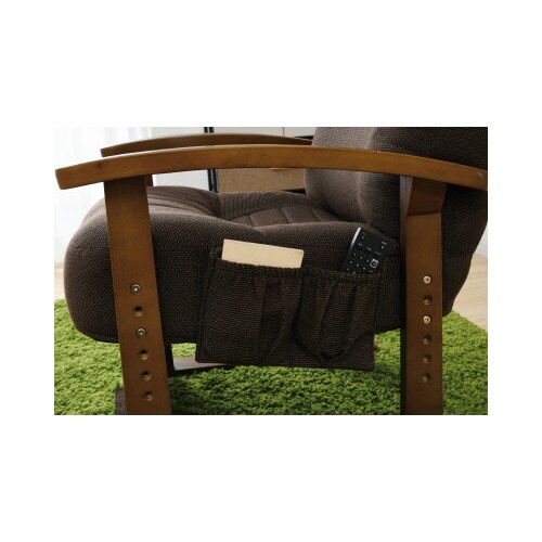 防幕付きレバー式高座椅子 BR