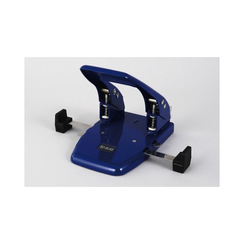 2穴パンチ 45枚穿孔 ブルー