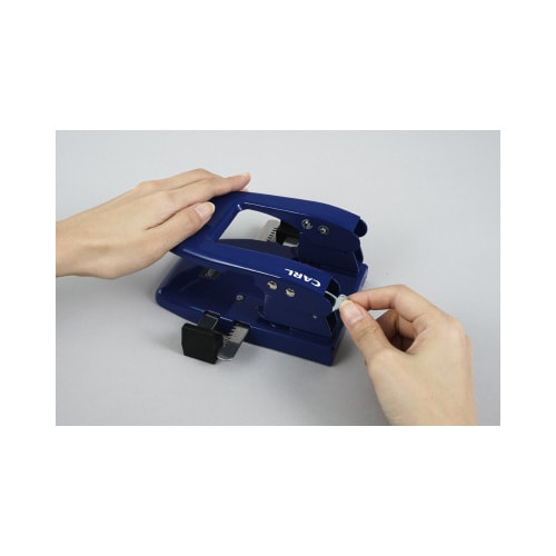 2穴パンチ 45枚穿孔 ブルー