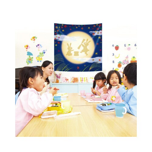 ウォールタペストリー お月見