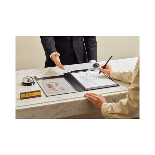 クリップファイル<エアークッション> A4 黒