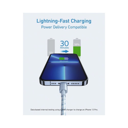 USB−C & ライトニング ケーブル 1.8m