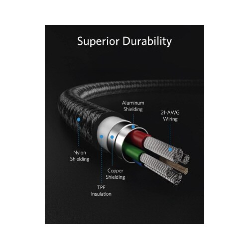 USB−C & ライトニング ケーブル 0.3m