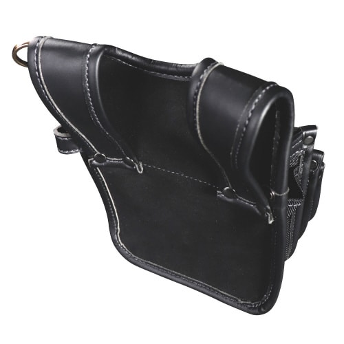 建築薄型腰袋2段(黒金)