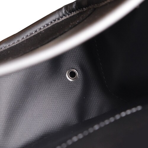 建築薄型腰袋2段(黒金)