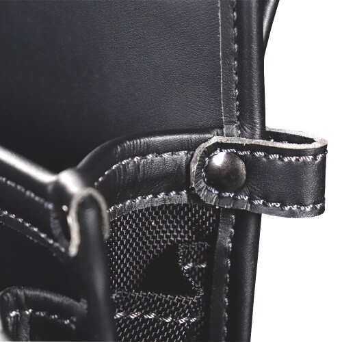 建築薄型腰袋2段(黒金)