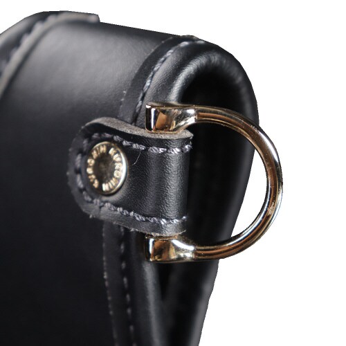 建築薄型腰袋3段(黒金)