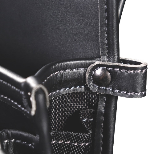 建築薄型腰袋3段(黒金)