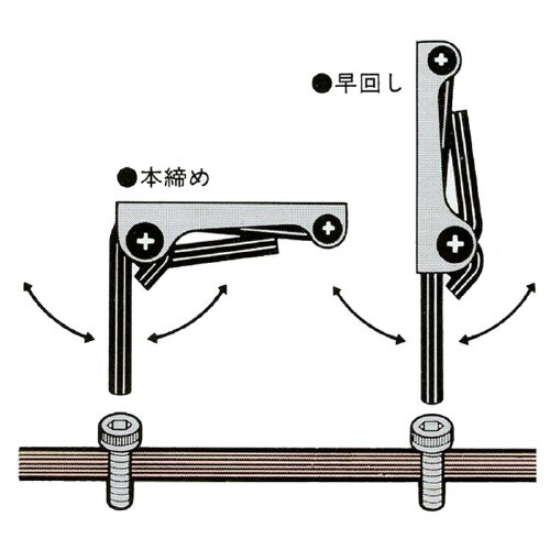ナイフ式6角棒レンチ