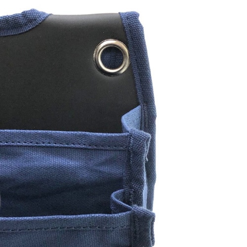 小型帆布腰袋2段カーキ