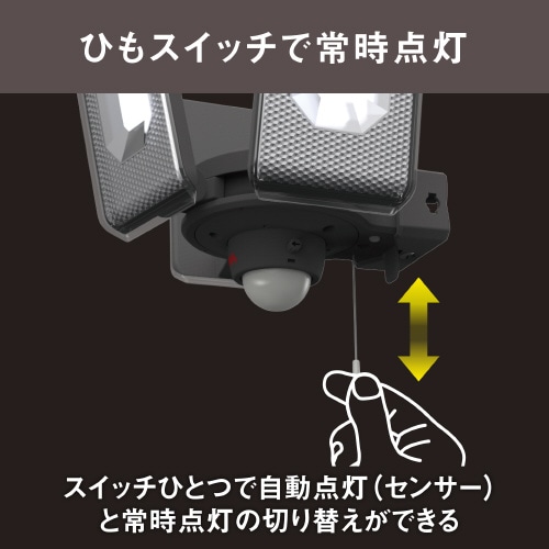 12.5W×3灯LEDセンサ−ライト