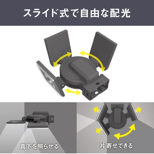 7.5W×3灯LEDソ−ラ−センサ−ライト