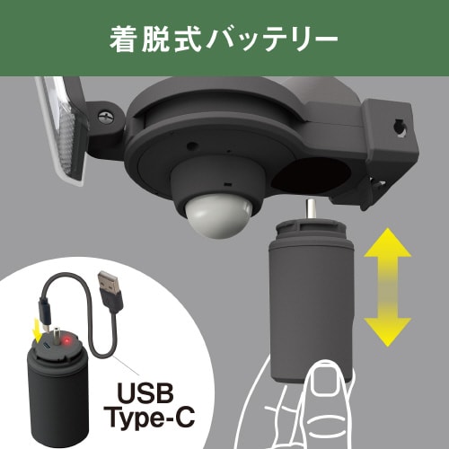 5W×3灯LED充電センサ−ライト