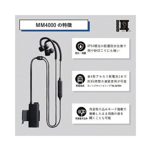 デジタル耳せん 黒 ヘッドホン イヤホン 有線
