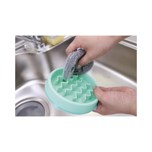 洗剤不要のペット用食器洗い グレー