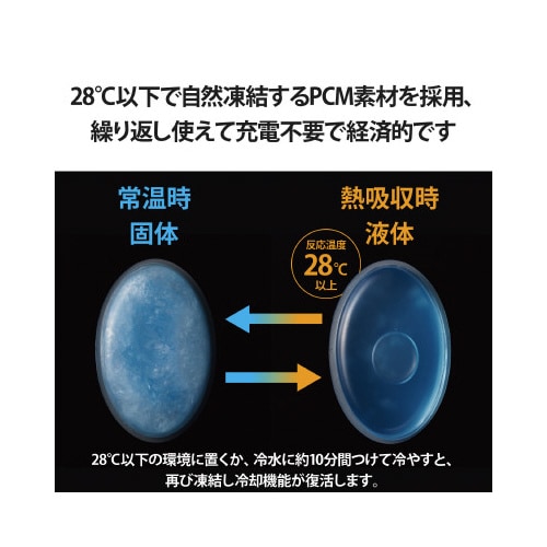 スマホ冷却パッドモバピタッCool増2個薄青