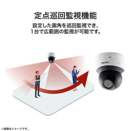 屋内用小型PTZカメラ