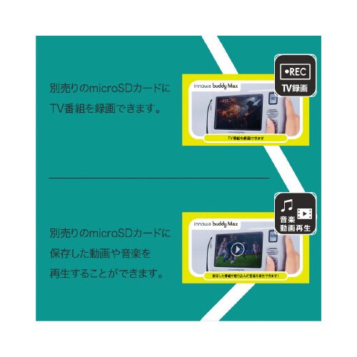 buddy Max ポータブルラジオ・TV