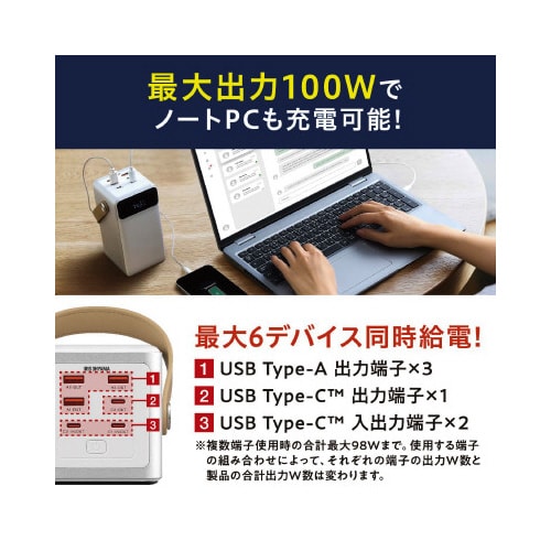 バッテリーステーション 60,000mAh