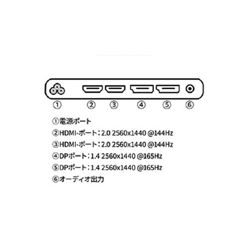 27インチ ゲーミング液晶ディスプレイ WQHD