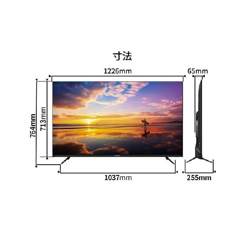 55インチ 液晶ディスプレイ 4K UHD