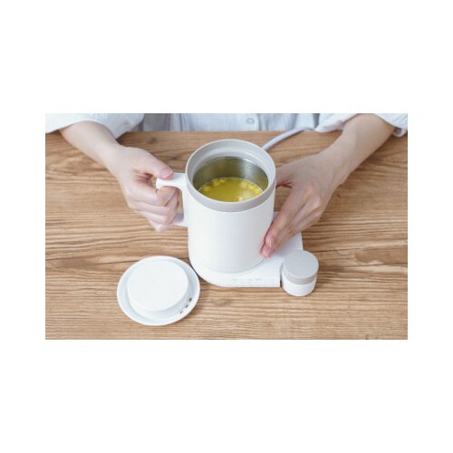 沸かして飲めるマグケトルホワイト