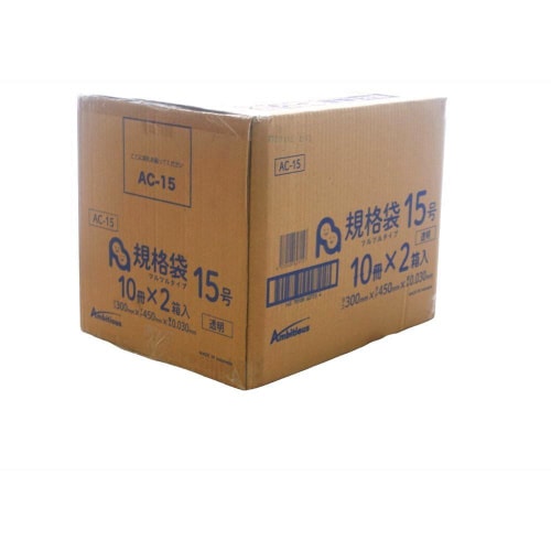 規格袋15号0.030厚透明100枚×20冊