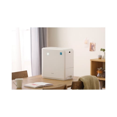 気化ハイブリッド加湿器700ml イオン付 白