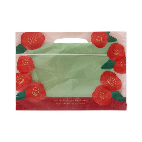 和風ジップ付バッグ SW つばき 30枚入