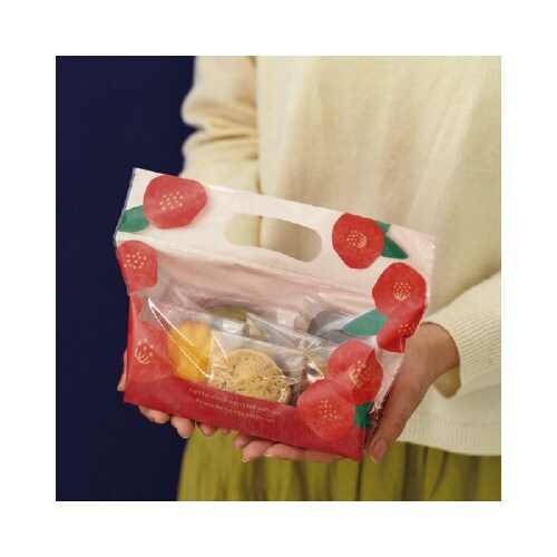 和風ジップ付バッグ SW つばき 30枚入