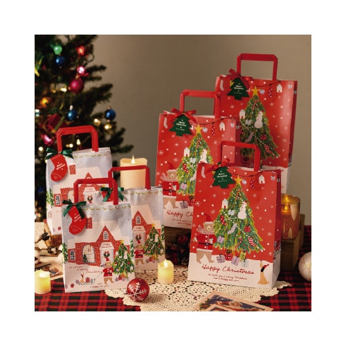クリスマスベアラーペーパーバッグ 2 50枚入