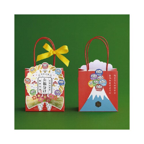 七色だるまお福分けペーパーバッグ 20枚入