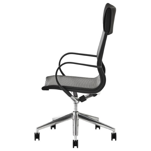 ケフカチェア ハイバック メッシュBK/SV